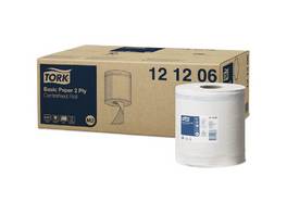 TORK Papier d'essuyage Basic Universal Midi 2 couches, 6 rouleaux