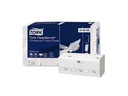 TORK Papierhandtücher Advanced PeakServe Endlos-Falz, 1-lagig, weiss