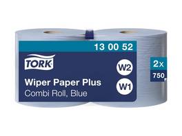 TORK Premium Papier d’essuyage Maxi 2 couches, bleu, 2 pcs.