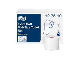 TORK Premium papier toilette Midi 3 couches, 27 rouleaux