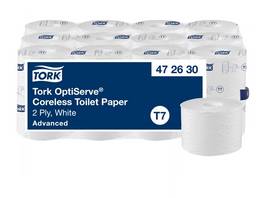 TORK WC-Papier Advanced OptiServe Midi 2-lagig, 24 Rollen