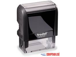TRODAT Stempel Comptabilisé