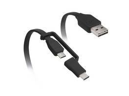 Tylt SYNCABLE DUO - USB-C et Micro-USB 1 m