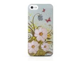 Ultra Hard Case Stained Glass Blumendesign iPhone 5/5S/SE