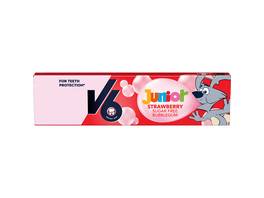 V6 Kaugummi Junior Strawberry 20 x 22 g