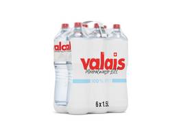 VALAIS Mineralwasser Naturelle 6 x 1.5 Liter