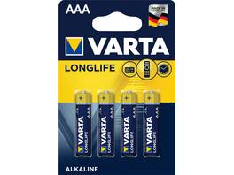 VARTA Batterie Longlife AAA/LR03 - 4er Pack