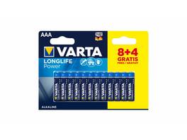 VARTA Batterie Longlife Power AAA/LR03 – 12er Pack