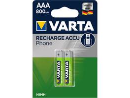VARTA Batterie Recharge Accu Phone AAA/HR03