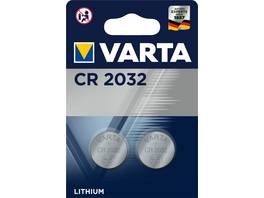 VARTA Knopfbatterie Lithium CR2032, 3V (2x)