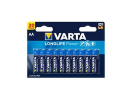 VARTA Pile Longlife Power AA/LR06, 20 pièces