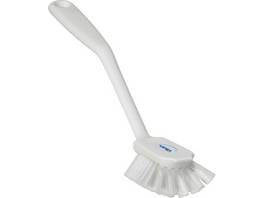 VIKAN Brosse à vaisselle avec bord gratté médium