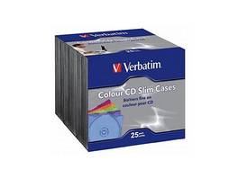 Verbatim CD Colour Slim Cases