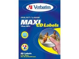 Verbatim CD-DVD 12cm Maxi-Labels