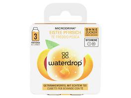 WATERDROP thé glacé pêche 12 pack