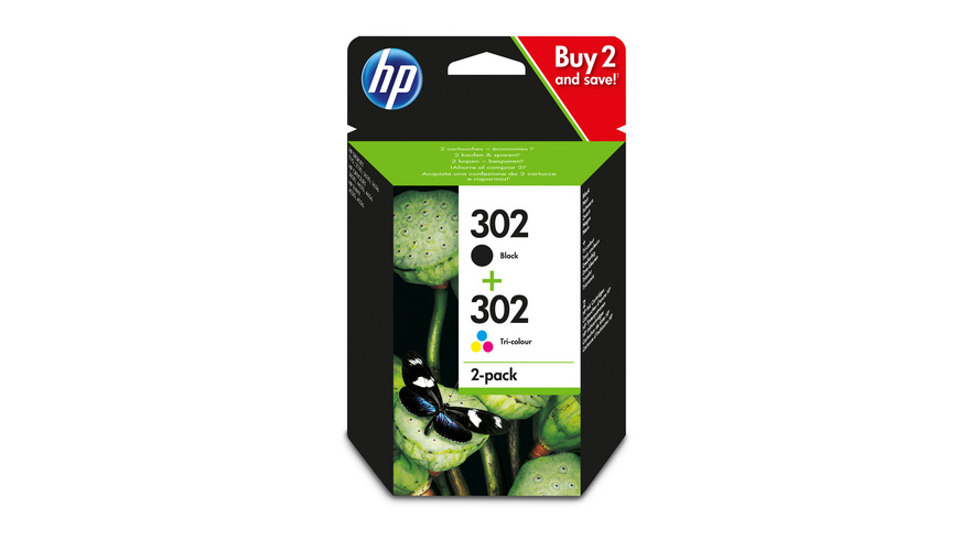 HP 302 Cartouche d'encre noir/color