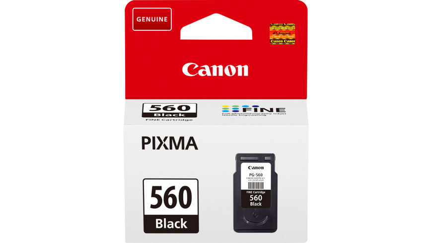Cartouche d'encre noire Canon PG-560