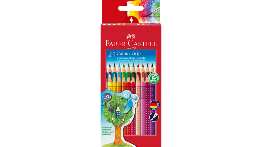 Faber-Castell 30 feutres de couleurs avec grip