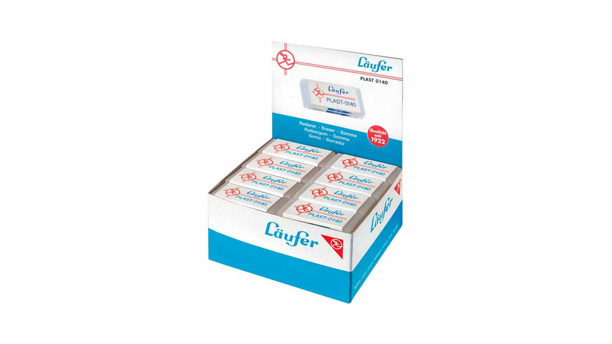 LÄUFER Lot De 6 Gommes En Plastique PLAST COMBI (07400