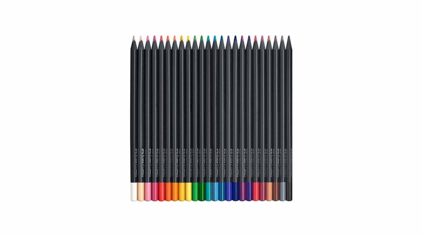 Crayons de couleur Black edition - Peau (12pcs) - FABER CASTELL