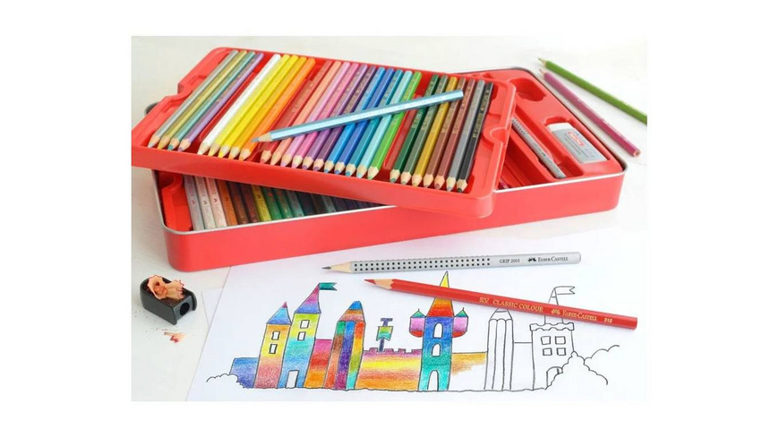 Boite de 36 Crayons de couleur Colour GRIP - Assortiment FABER CASTELL