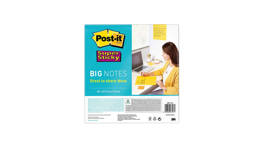 Post-it Super Sticky Big Notes