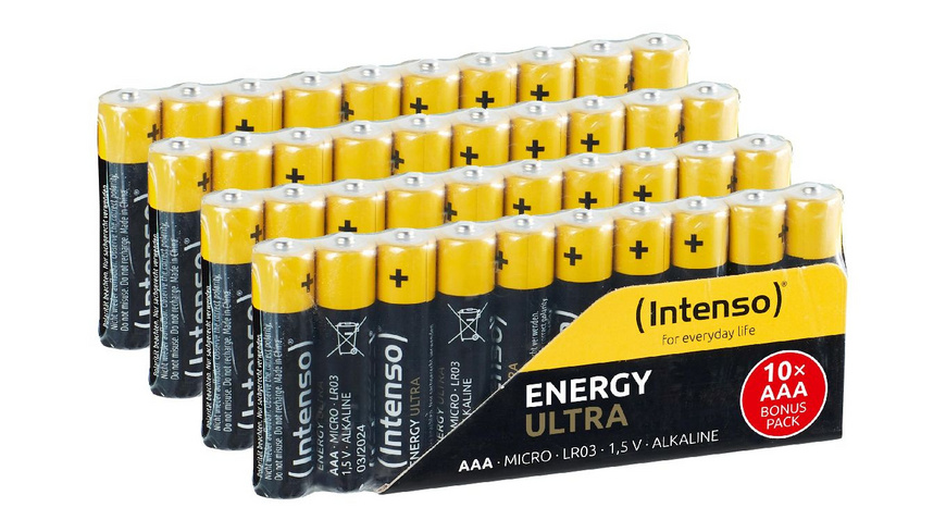 AAA Energy Ultra INTENSO 40 Batterien -