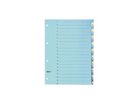 BIELLA Kartonregister 1 - 20, 20-teilig, blau