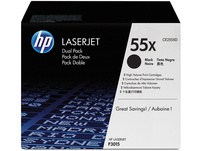 HP 55X Cartouche toner noir - 2 pcs.