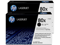 HP 80X Cartouches toner noir - 2 pcs.