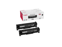 CANON 718 Toner schwarz - 2 Stück