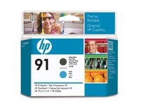 HP Druckkopf 91 schwarz matt/cyan