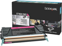 Lexmark X746A1MG Cartouche toner magenta