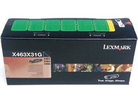 Lexmark X463X31G Toner schwarz