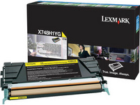 LEXMARK X748H1YG Toner gelb