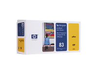 HP 83 Original Tête d'impression + Nettoyeur jaune