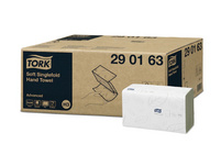 TORK Essuie-mains en papier Advanced pliage V, 2 couches, blanc