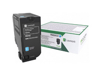 LEXMARK 10K Return Program Tonerpatrone Cyan 75B20C0