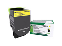 LEXMARK Toner-Modul return yellow