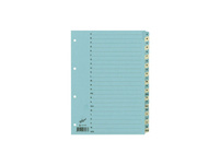BÜROLINE Répertoire carton bleu/beige A4 - A-Z