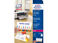 AVERY ZWECKFORM C32026-10 Cartes visite 85 x 54 mm
