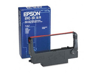 EPSON ERC-38BR Ruban Nylon noir/rouge