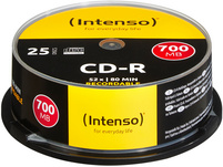 INTENSO CD-R Slim 80MIN/700MB - 25 Stk.