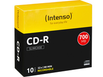INTENSO CD-R Slim 80MIN/700MB - 10 pcs.