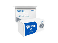KLEENEX 6710 Essuie-main Ultra pliage V, 3 couches, blanc