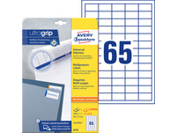 AVERY ZWECKFORM 6121 Etiketten, 38 x 21.2 mm, 25 + 5 Blatt