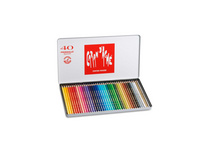 CARAN D'ACHE Crayons de couleur Prismalo 3 mm, 40 pcs.