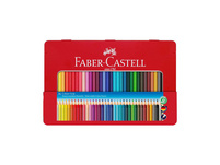 FABER-CASTELL Crayons de couleur Grip 36 couleurs boîte métal