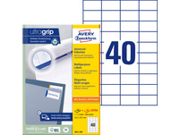 AVERY ZWECKFORM 3651-200 Etiketten, 52.5 × 29.7 mm, 200 + 20 Blatt