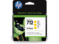 HP 712 Tintenpatronen gelb